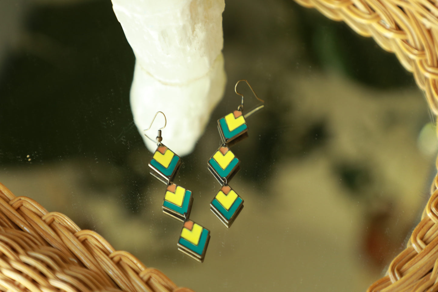 Funky Enamel Dangles